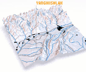 3d view of Yangi-Kishlak