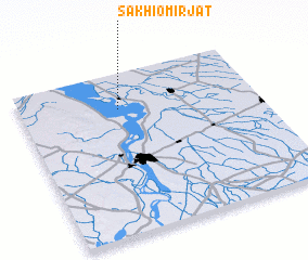 3d view of Sakhio Mīrjat