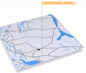 3d view of Sāhib Khān Jamāli