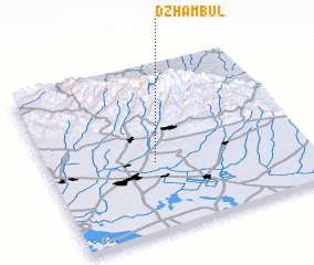 3d view of Dzhambul