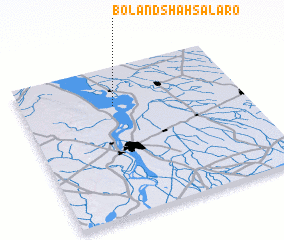 3d view of Boland Shāh Salāro