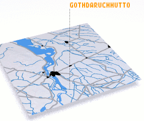 3d view of Goth Dāru Chhutto