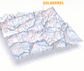 3d view of Golāb Khēl