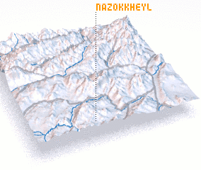 3d view of Nāzok Kheyl