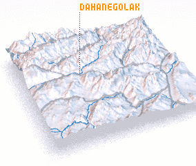 3d view of Dahan-e Golak