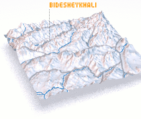 3d view of Bīd-e Sheykh ‘Alī