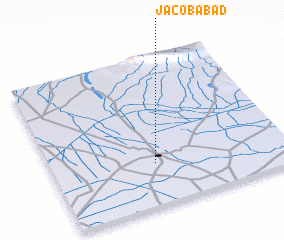 3d view of Jacobābād