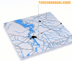 3d view of Tando Bahāwal Khān