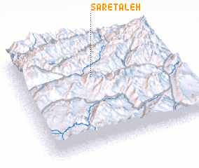 3d view of Sar-e Tāleh