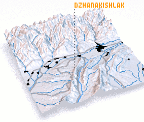 3d view of Dzhana-Kishlak