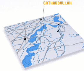 3d view of Goth Abdullāh