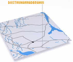 3d view of Dost Muhammad Brāhui