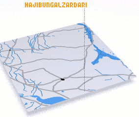 3d view of Hāji Bungal Zardāri