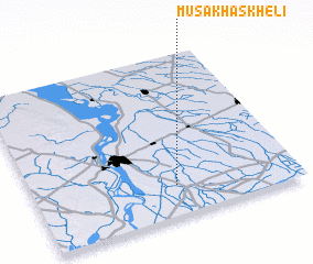 3d view of Mūsa Khāskheli