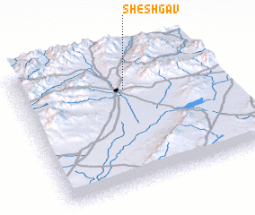 3d view of Shesh Gāv