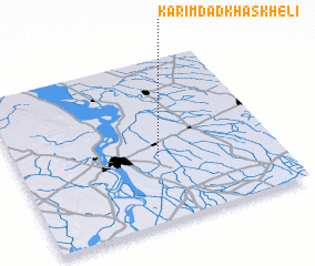 3d view of Karīm Dād Khāskheli