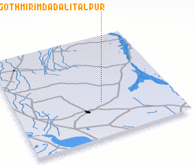 3d view of Goth Mīr Imdād Ali Tālpur