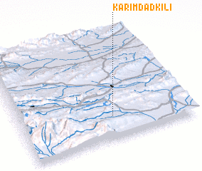 3d view of Karīm Dād Kili