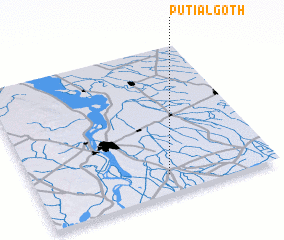 3d view of Putiāl Goth