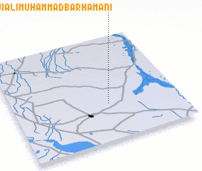 3d view of Goth Hāji Ali Muhammad Barhāmāni