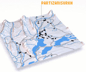 3d view of Partizani Surkh