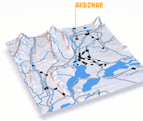 3d view of Ak-Dzhar