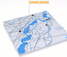 3d view of Gindal Burra