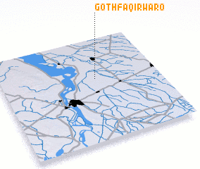 3d view of Goth Faqīr Wāro