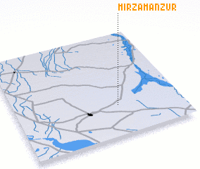 3d view of Mirza Manzūr