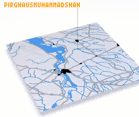 3d view of Pīr Ghaus Muhammad Shāh