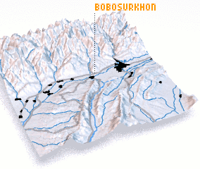 3d view of Bobosurkhon