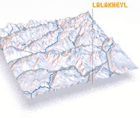 3d view of Lālā Kheyl