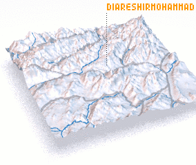 3d view of Dīār-e Shīr Moḩammad