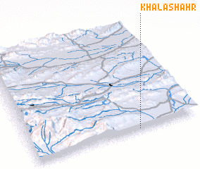 3d view of Khāla Shahr