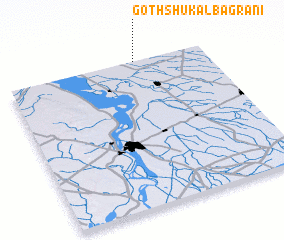 3d view of Goth Shukal Bāgrāni