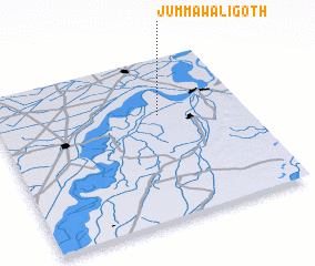 3d view of Jummāwāli Goth