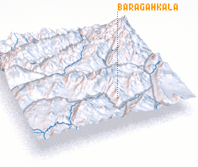 3d view of Baragah Kalā