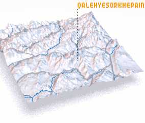 3d view of Qal‘eh-ye Sorkh-e Pā\