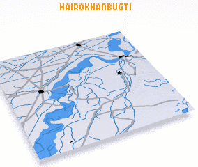 3d view of Hairo Khān Bugti