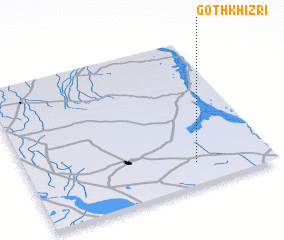 3d view of Goth Khizri