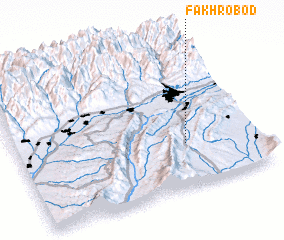 3d view of Fakhrobod