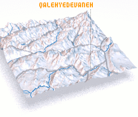 3d view of Qal‘eh-ye Devāneh