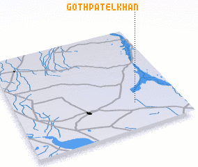 3d view of Goth Patel Khān