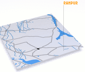 3d view of Rāmpur