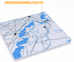 3d view of Khair Muhammad jo Goth