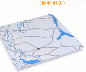 3d view of Chak Sixteen