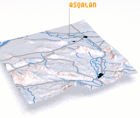 3d view of Asqalān