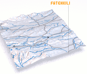 3d view of Fateh Kili