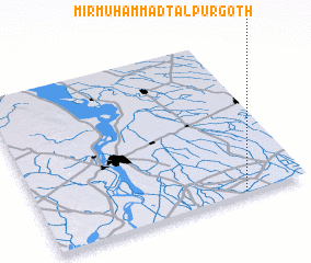 3d view of Mīr Muhammad Tālpur Goth