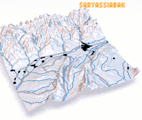 3d view of Sary-Assiabak